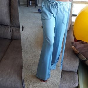 Wide Leg Denim Pants